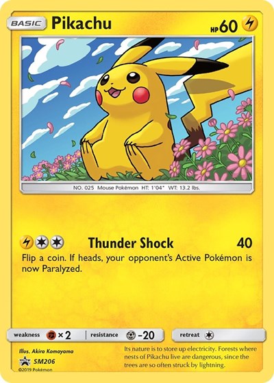 Pikachu SM206 — Sun & Moon Promo