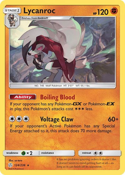 Lycanroc 124/236 — Cosmic Eclipse