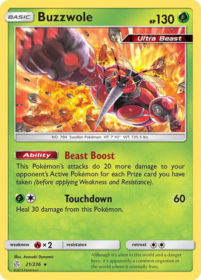 Buzzwole 21/236 — Cosmic Eclipse