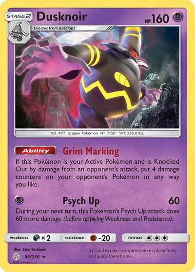 Dusknoir 85/236 — Cosmic Eclipse