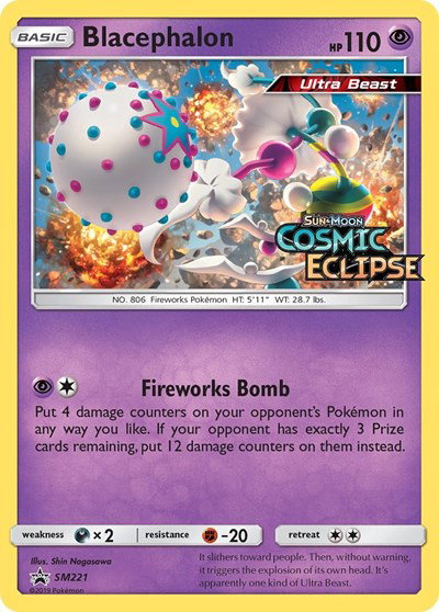 Blacephalon (Prerelease) SM221 — Sun & Moon Promo