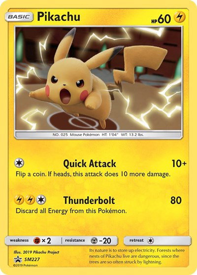 Pikachu SM227 — Sun & Moon Promo