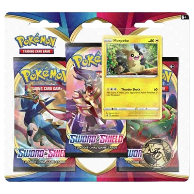 Sword & Shield 3 Pack Blister [Morpeko]