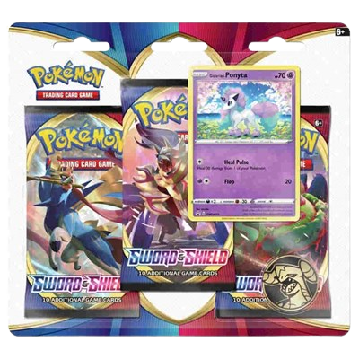 Sword & Shield 3 Pack Blister [Galarian Ponyta]