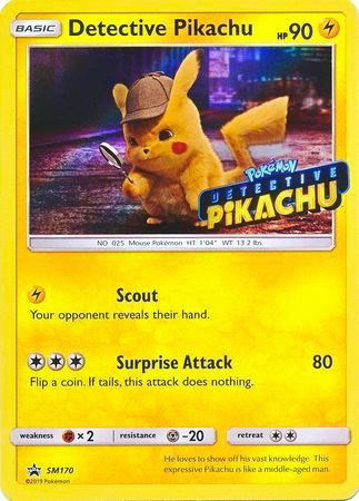 Detective Pikachu SM170 — Sun & Moon Promo
