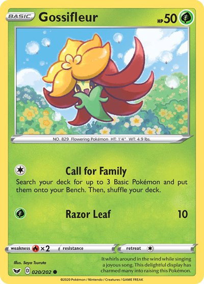 Gossifleur 020/202 — Sword & Shield Base Set