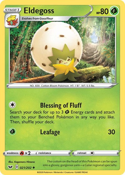 Eldegoss 021/202 — Sword & Shield Base Set