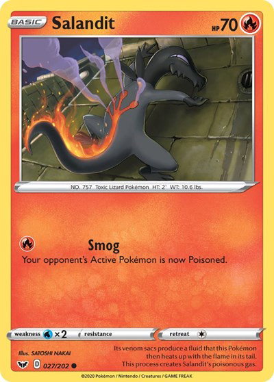 Salandit 027/202 — Sword & Shield Base Set