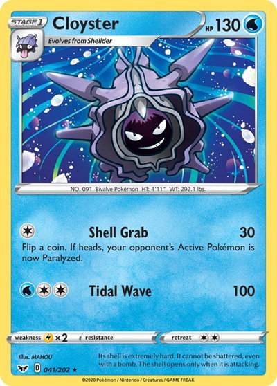 Cloyster 041/202 — Sword & Shield Base Set