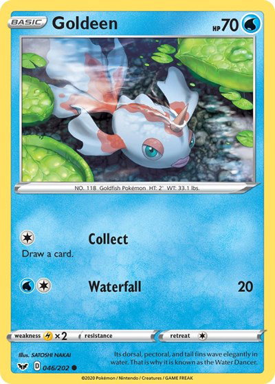 Goldeen (046) 046/202 — Sword & Shield Base Set