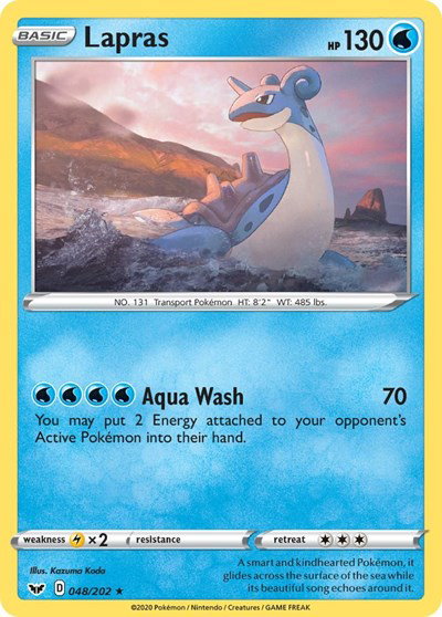 Lapras 048/202 — Sword & Shield Base Set