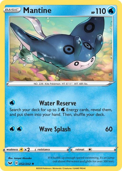 Mantine 052/202 — Sword & Shield Base Set