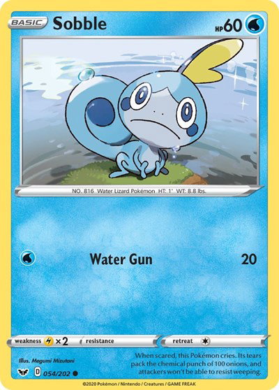 Sobble 054/202 — Sword & Shield Base Set