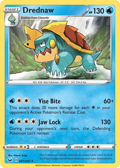 Drednaw 061/202 — Sword & Shield Base Set