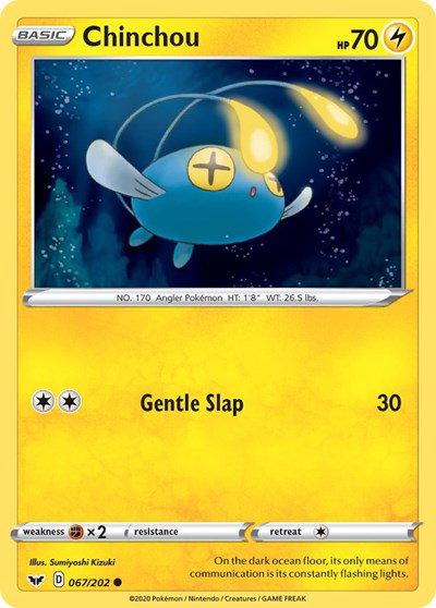 Chinchou (067) 067/202 — Sword & Shield Base Set
