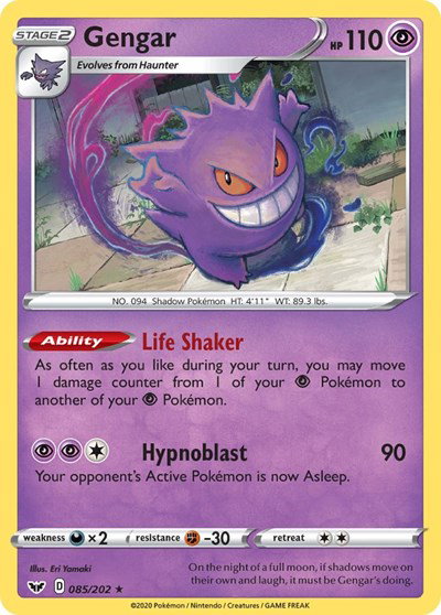 Gengar - 085/202 - Sword & Shield Base Set Pokemon - Collectr