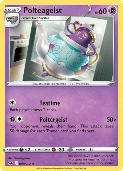 Polteageist 090/202 — Sword & Shield Base Set