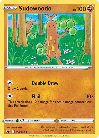 Sudowoodo 100/202 — Sword & Shield Base Set