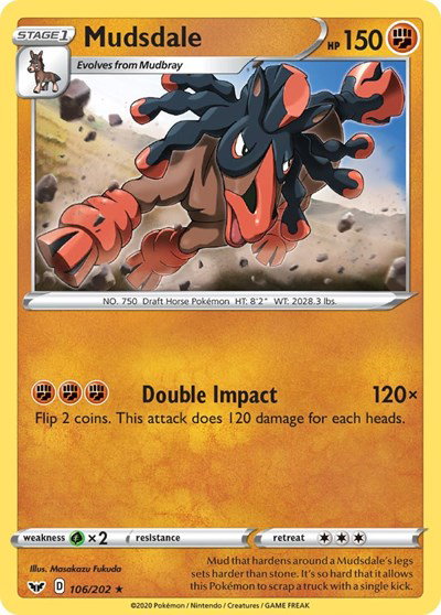Mudsdale 106/202 — Sword & Shield Base Set