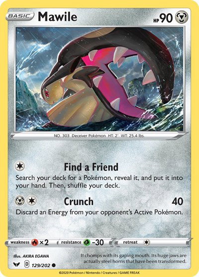 Mawile 129/202 — Sword & Shield Base Set