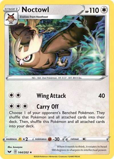 Noctowl 144/202 — Sword & Shield Base Set