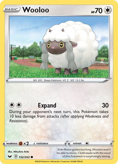 Wooloo (152) 152/202 — Sword & Shield Base Set