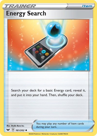 Energy Search 161/202 — Sword & Shield Base Set