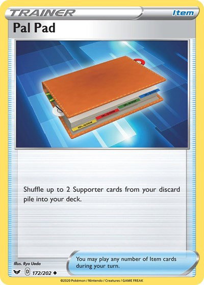 Pal Pad 172/202 — Sword & Shield Base Set