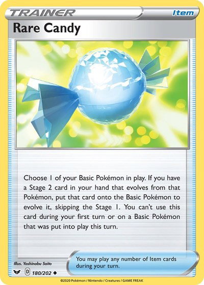 Rare Candy 180/202 — Sword & Shield Base Set