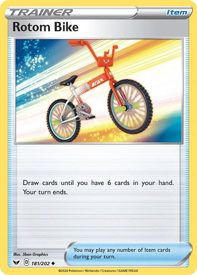 Rotom Bike 181/202 — Sword & Shield Base Set