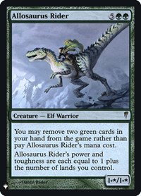 Allosaurus Rider - 101 - Mystery Booster: Retail Exclusives Magic: The ...
