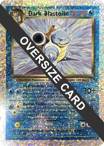 Dark Blastoise (Box Topper) 