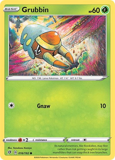 Grubbin 016/192 — Rebel Clash