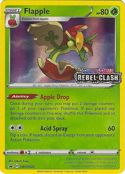 Flapple (Prerelease) SWSH022 — Sword & Shield Promo