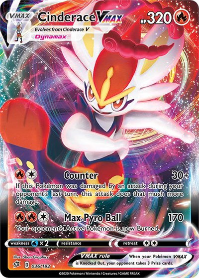 Cinderace VMAX 036/192 — Rebel Clash