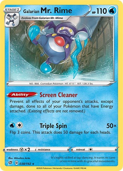 Galarian Mr. Rime 038/192 — Rebel Clash