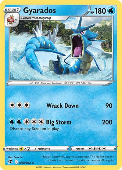 Gyarados 040/192 — Rebel Clash