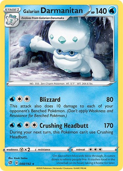 Galarian Darmanitan 048/192 — Rebel Clash