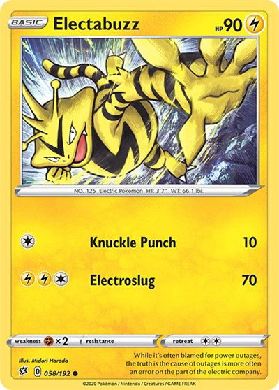 Electabuzz 058/192 — Rebel Clash