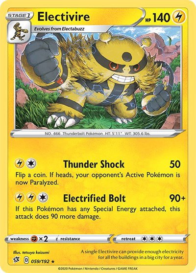 Electivire 059/192 — Rebel Clash