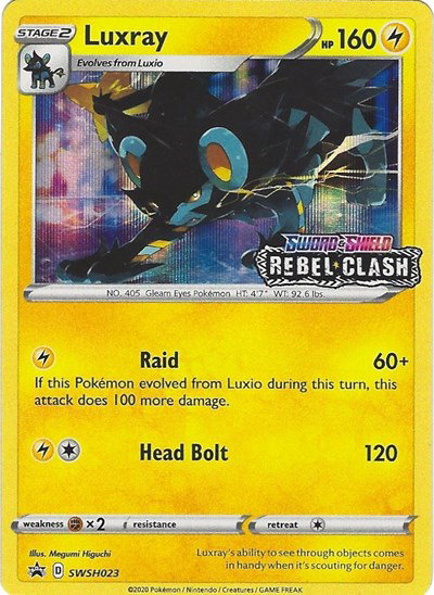 Luxray (Prerelease) SWSH023 — Sword & Shield Promo
