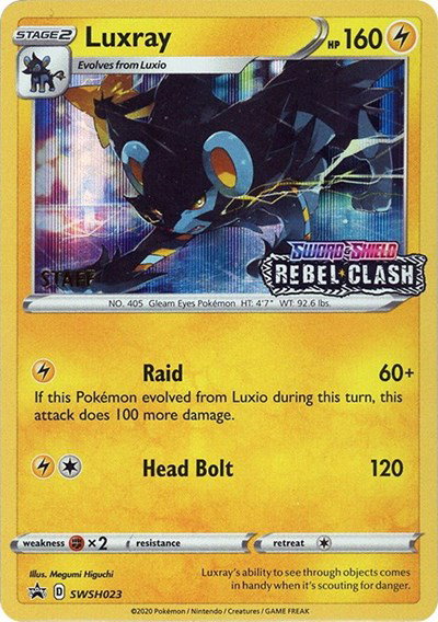 Luxray (Prerelease) [Staff] SWSH023 — Sword & Shield Promo
