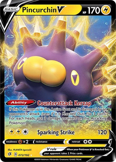 Pincurchin V 072/192 — Rebel Clash