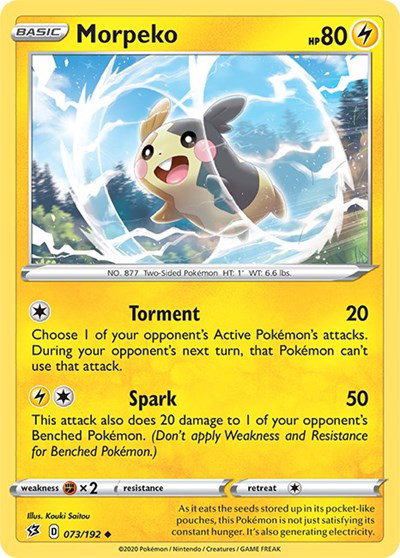 Morpeko 073/192 — Rebel Clash