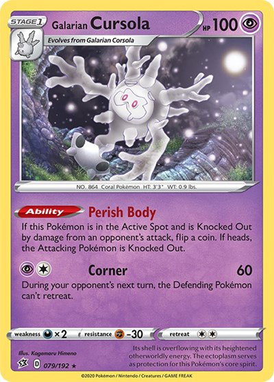 Galarian Cursola 079/192 — Rebel Clash
