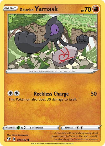 Galarian Yamask 101/192 — Rebel Clash