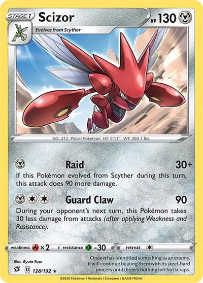 Scizor 128/192 — Rebel Clash
