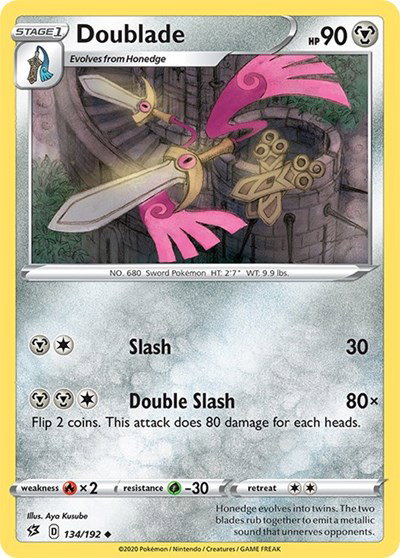 Doublade 134/192 — Rebel Clash