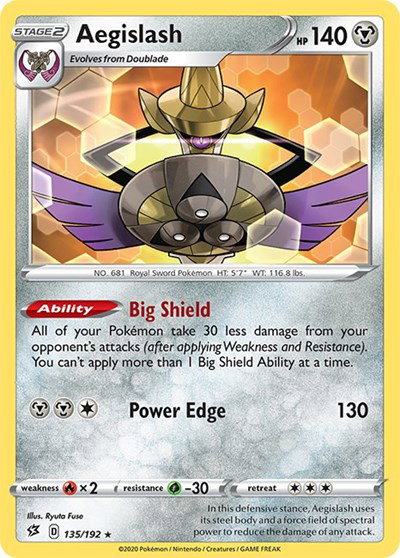Aegislash 135/192 — Rebel Clash
