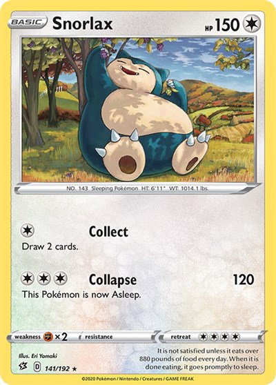 Snorlax 141/192 — Rebel Clash
